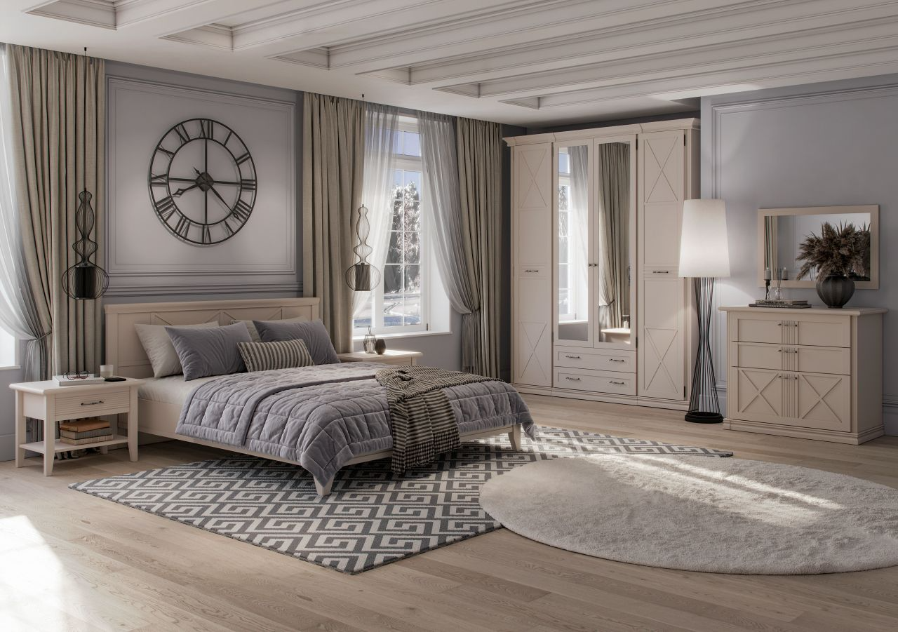 Двуспальные кровати - изображение №5 "Кровать Кантри 160 х 200"  на www.Angstrem-mebel.ru