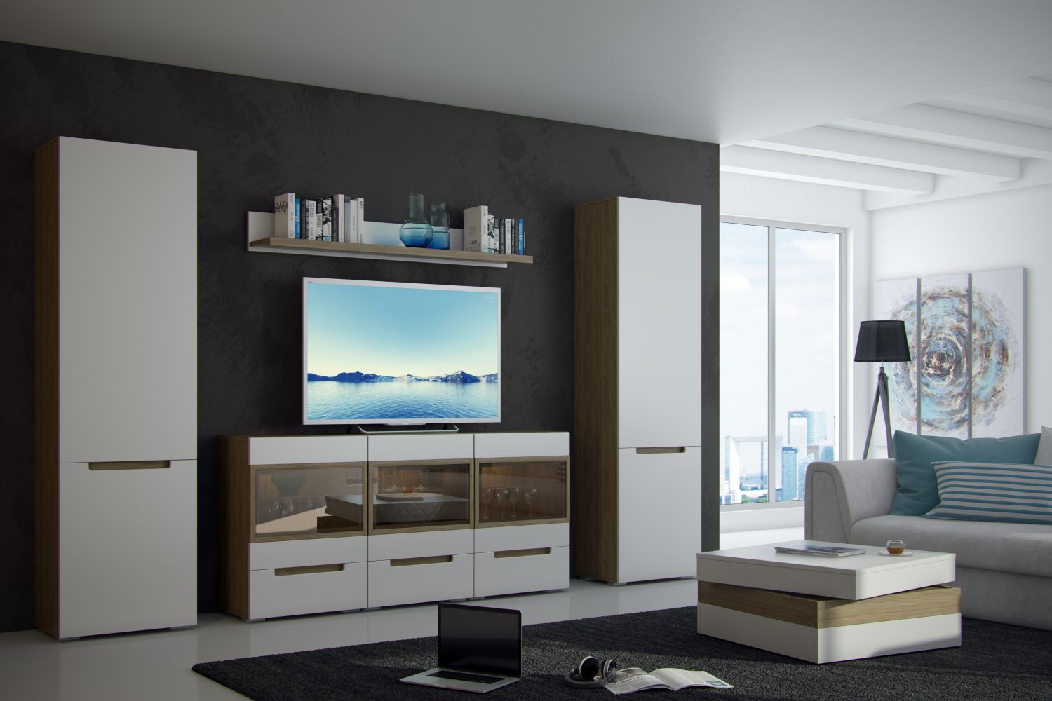 Тумбы - изображение №5 "Тумба Анри с выкатным ящиком"  на www.Angstrem-mebel.ru