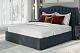 Спальня Орландо 10, тип кровати Мягкие, цвет Серый уголь - фото 3